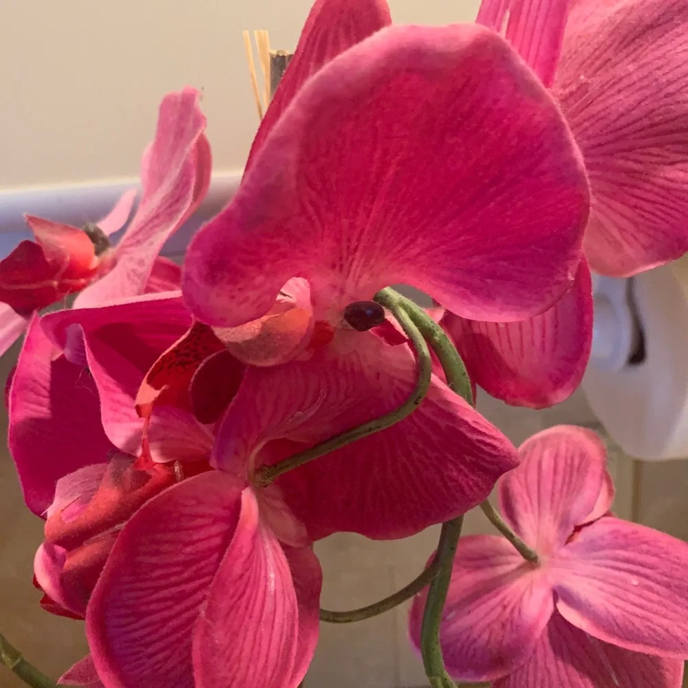 Home accent orchid flower nwt